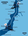Bospor map